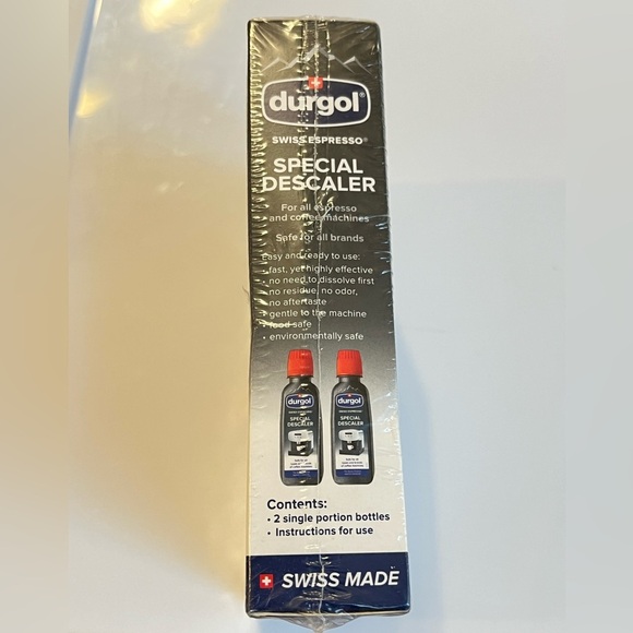 Durgol Swiss Espresso Descaler and Decalcifier for All Brands of Espresso 2 Pack - Picture 2 of 4